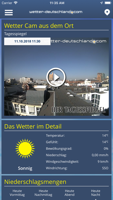wetter DE screenshot1