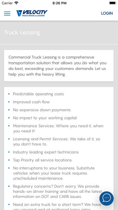 Velocity Truck Rental Leasing screenshot 4