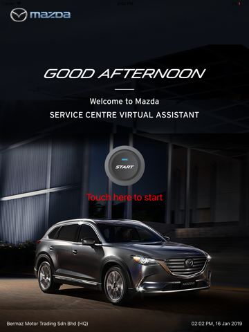 Mazda Connect App - náhled