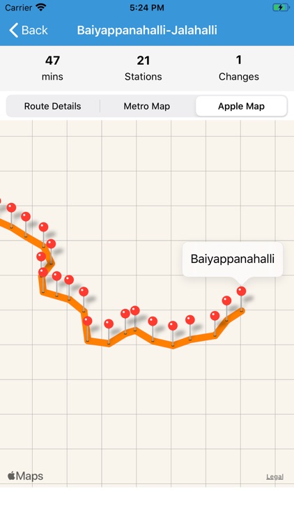 Bangalore Metro Route Planner screenshot-5