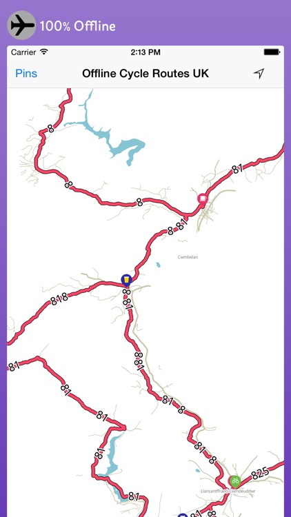 Offline Cycle Routes UK - Maps