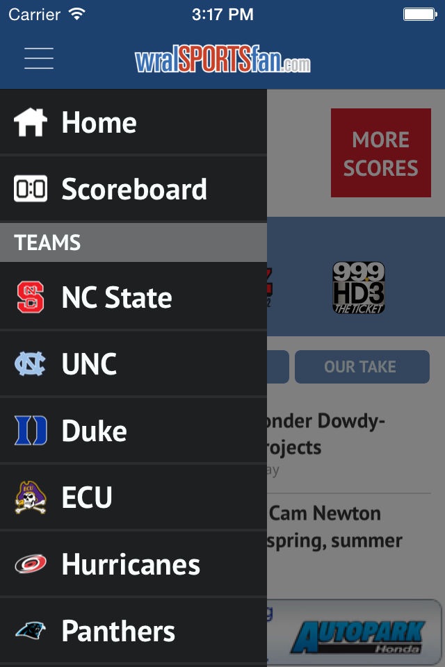 WRAL Sports Fan screenshot 2