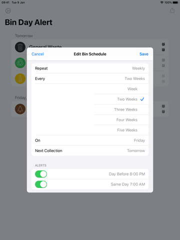 Bin Day Alert screenshot 4