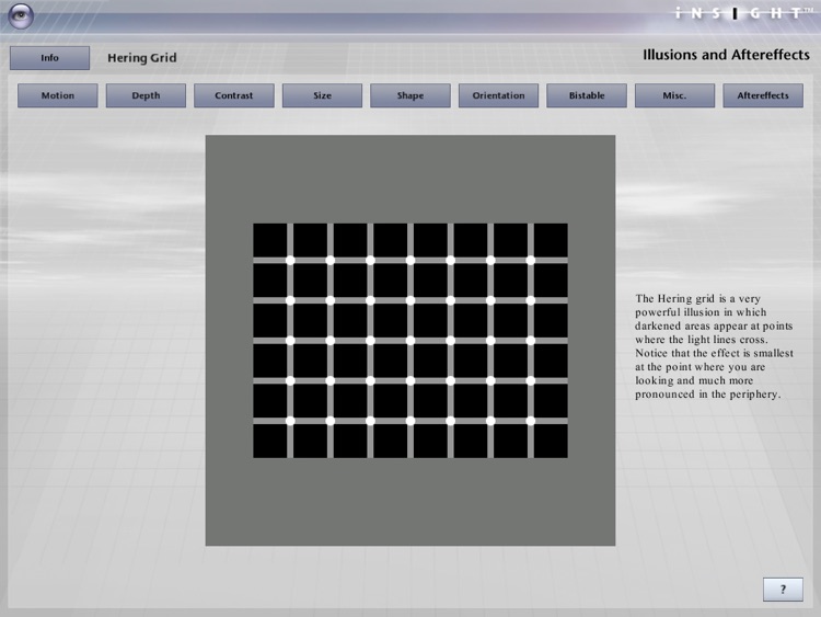 iNSIGHT Illusions Aftereffects