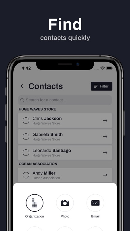Groups by Contacts Wallet screenshot-4