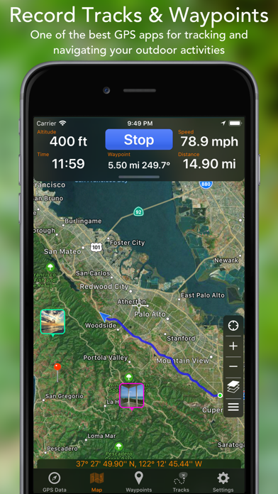 GPS Tracks Screenshot 1