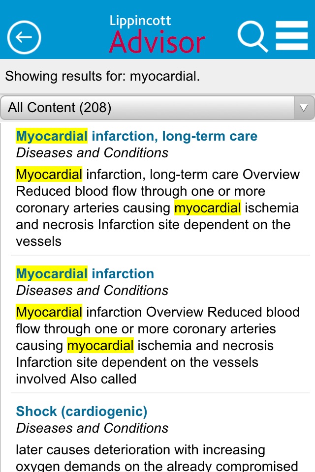 Lippincott Nursing Advisor screenshot 3