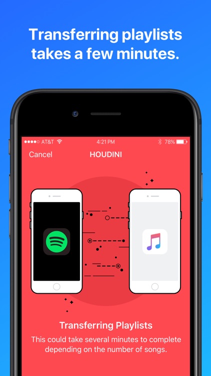 Houdini Playlist Transfer screenshot-3