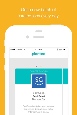 Planted: Find Jobs You’ll Love screenshot 2