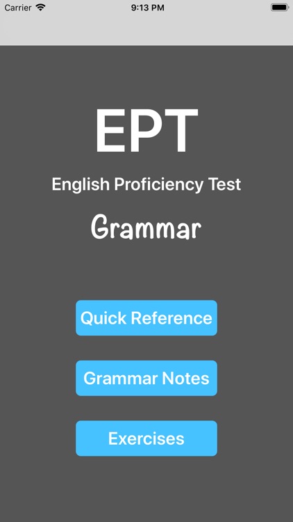 EPT Grammar