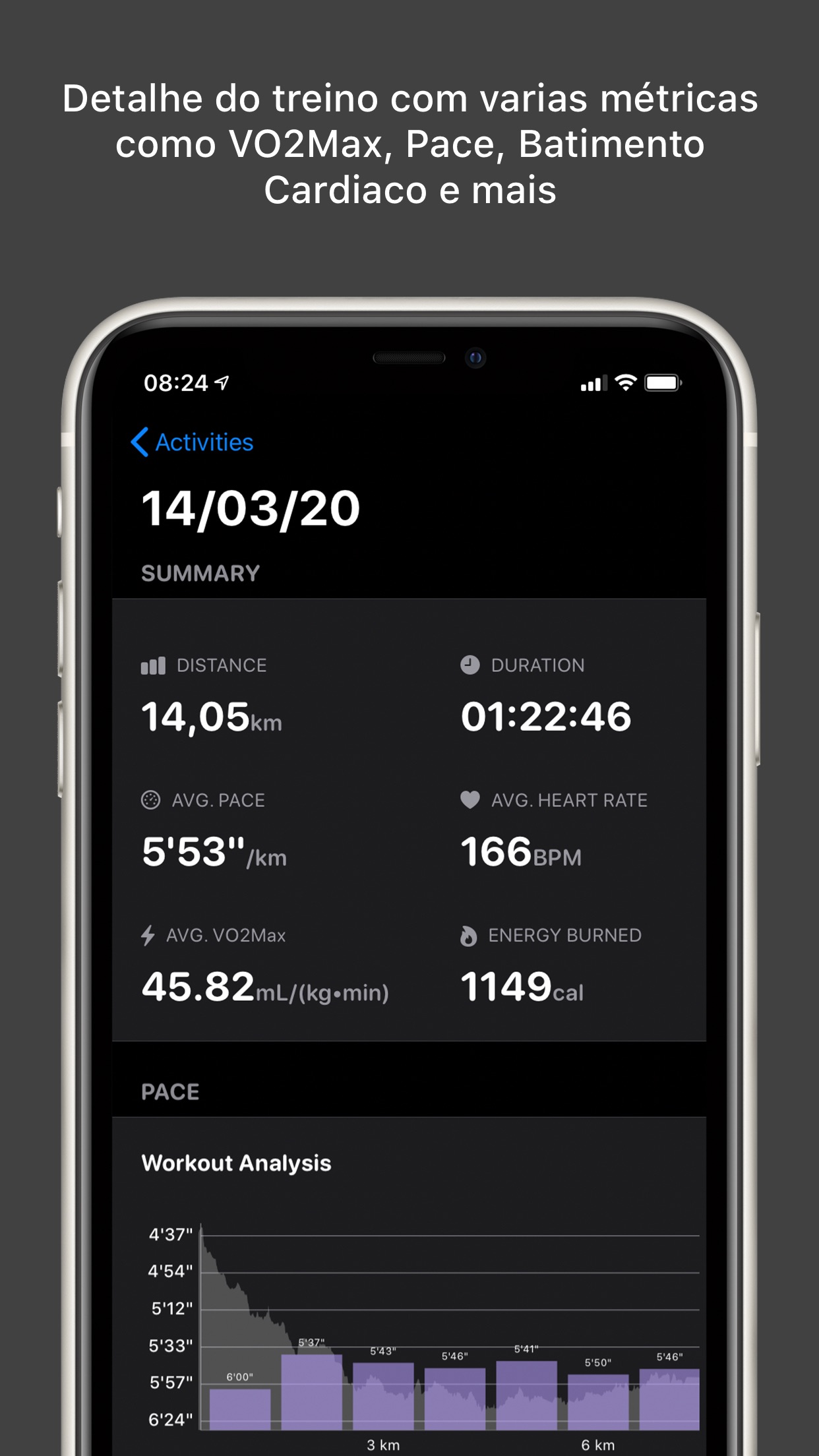 Screenshot do app RunIn - Treino Intervalado