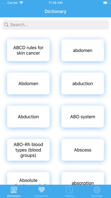 Human anatomy - Dictionary