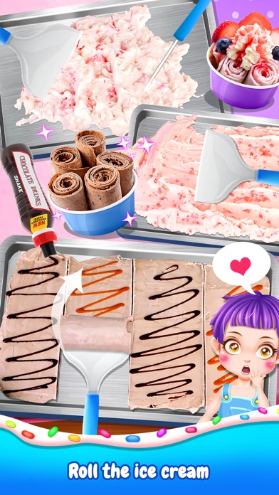 Frozen Ice Cream Roll Desserts screenshot 3