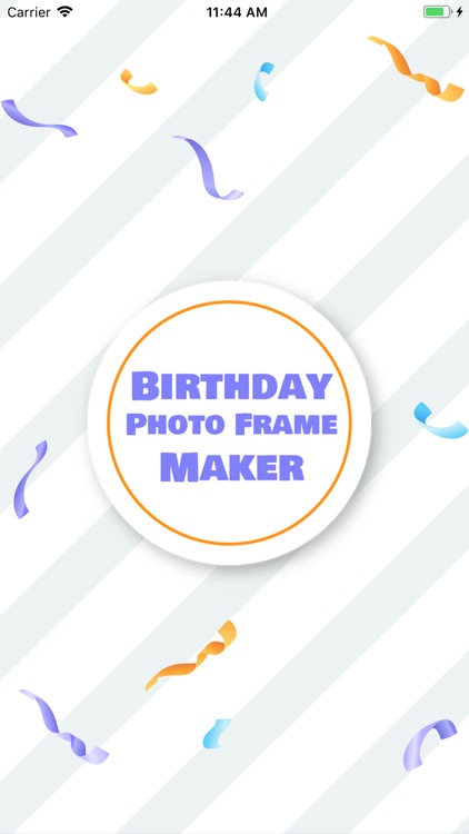 Birthday photos frame maker