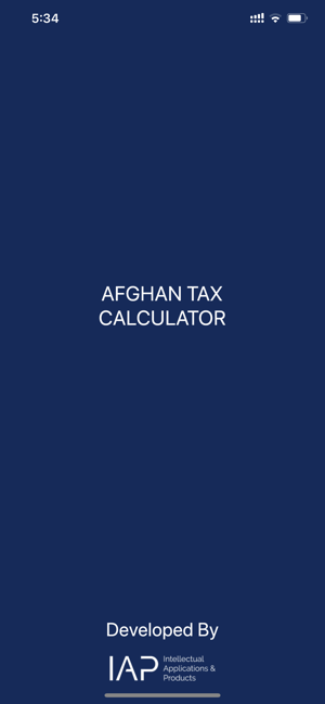 Afghan Tax Calc