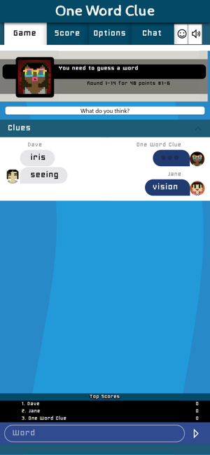 One Word Clue Same Room Games