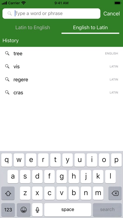 Latin Words: a Translator screenshot-4