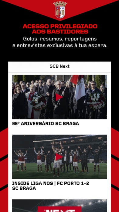 App Oficial SC Braga screenshot 2