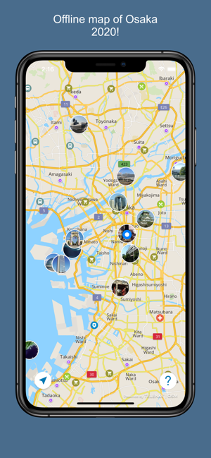 Osaka 2020 — offline map(圖1)-速報App