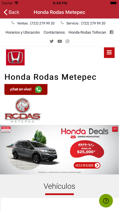 Honda Rodas Tollocan screenshot 3