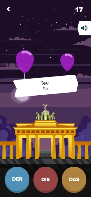 Snímek obrazovky 1 Der Die Das - German Grammar iphone