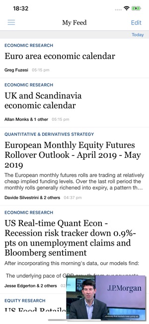 J.P. Morgan Markets