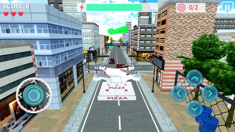 Drone Pizza Delivery 3D