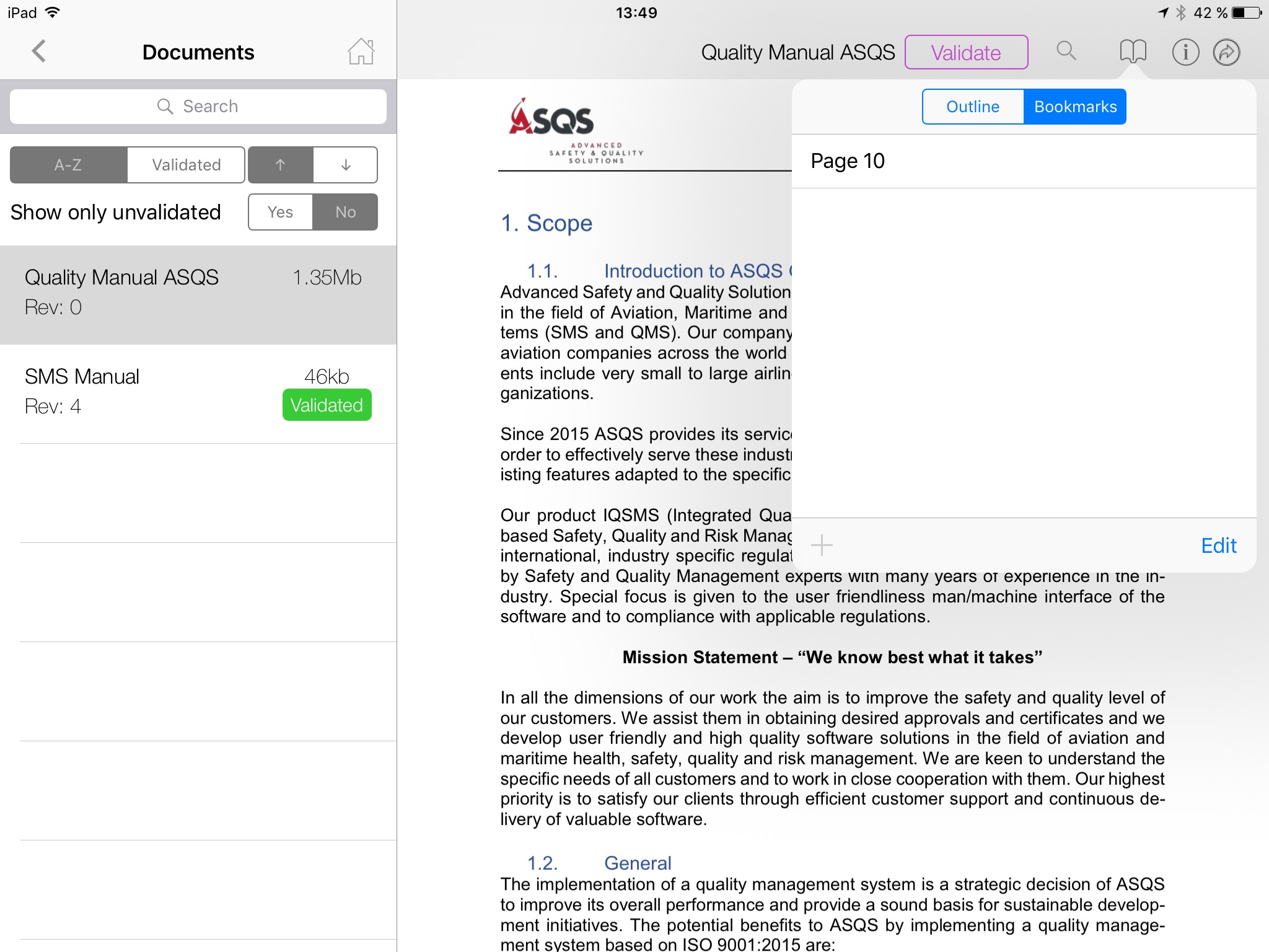 IQSMS Document Distribution screenshot 4