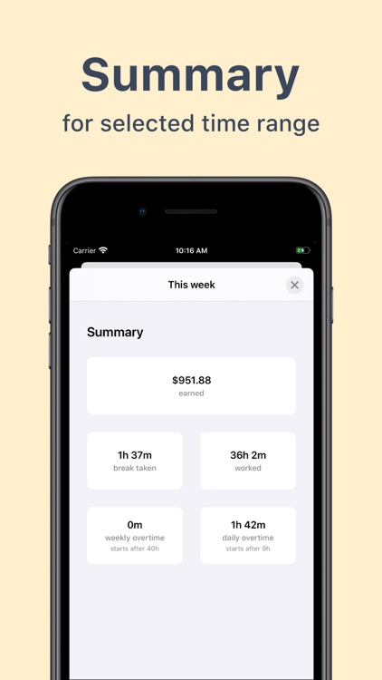 Hours Tracker: Time and Pay screenshot-6