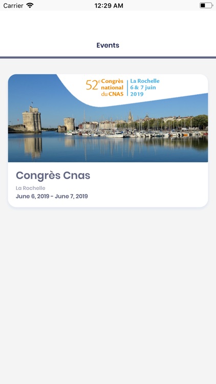 Congrès CNAS 2019