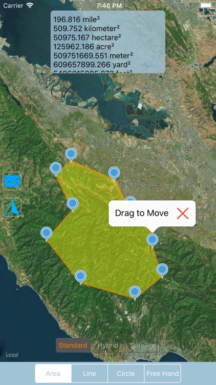 Map Geo-Measure & Shape Tool