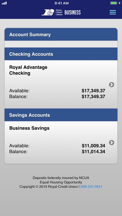 Royal Credit Union Business screenshot-3