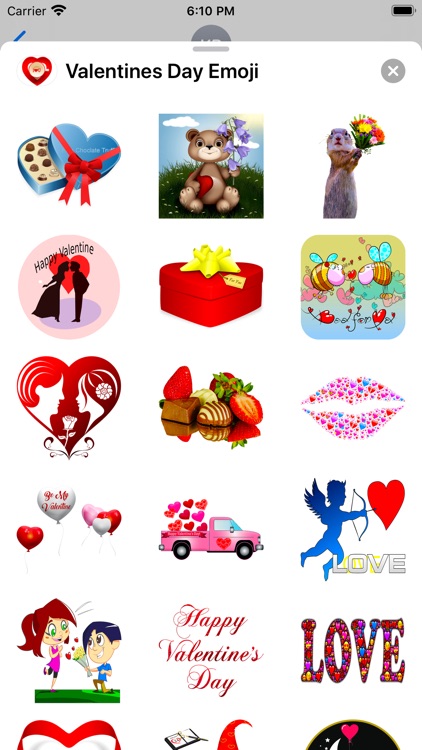 Valentine's Day Love Emoji screenshot-4