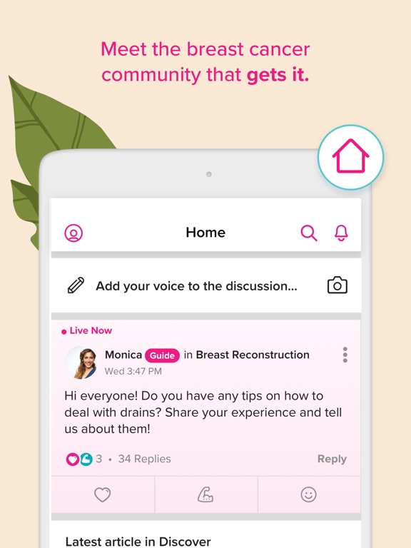 Breast Cancer Healthline screenshot