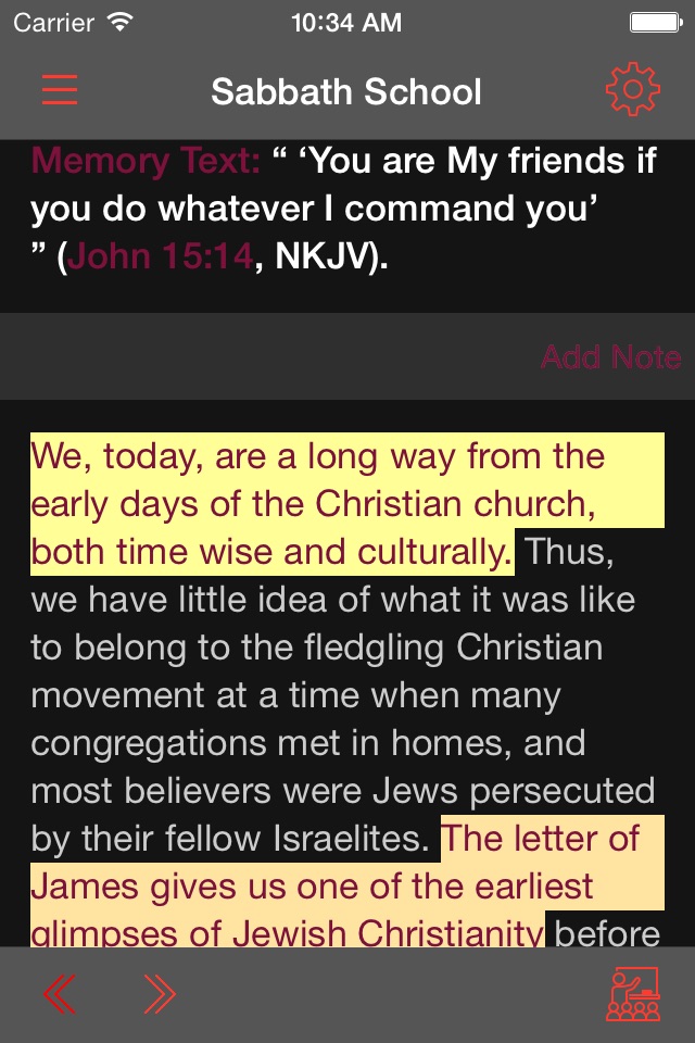 Sabbath School Quarterly App screenshot 3