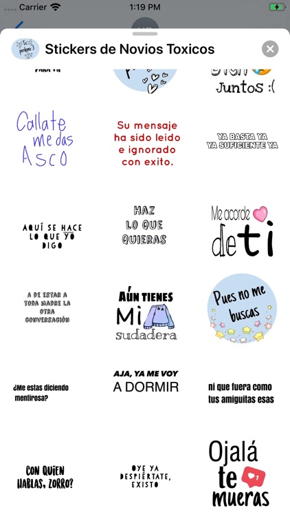 Stickers de Novios Toxicos screenshot-4