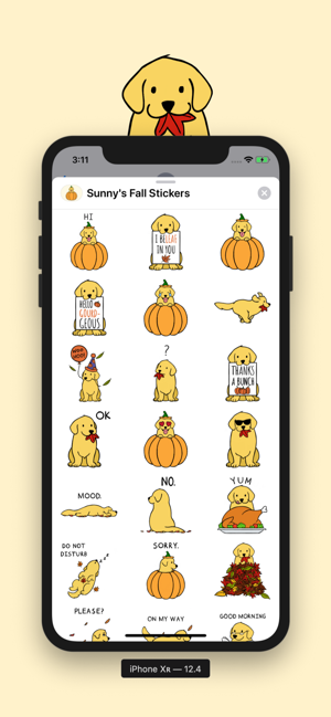 Sunny's Fall Stickers(圖3)-速報App