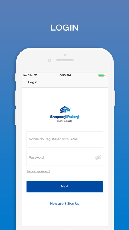 Shapoorji Customer Application