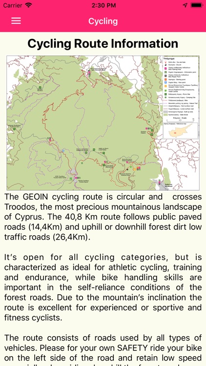 GEO-IN cycling route in Cyprus screenshot-5