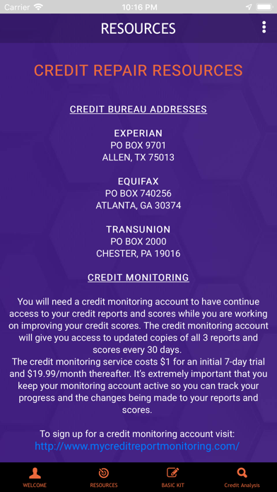 DIY Credit Repair screenshot 2