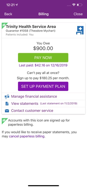 Trinity Health Mychart On The App Store