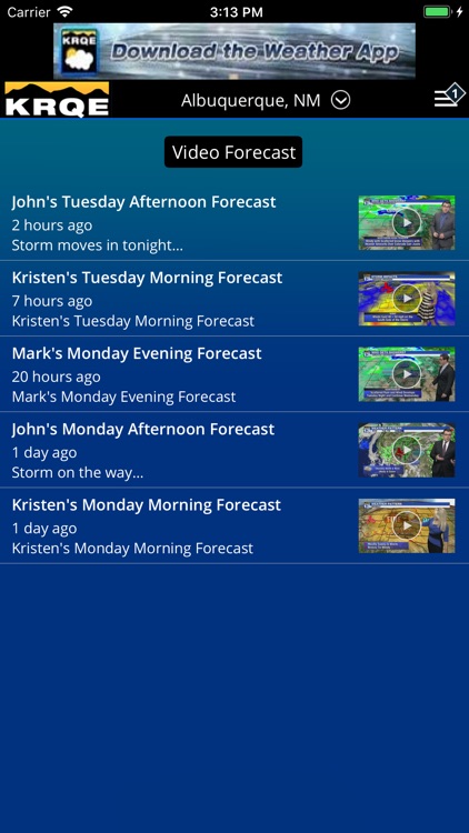 KRQE Weather - Albuquerque screenshot-3