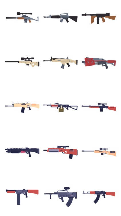 Gun Sticker Pack +  Emotes