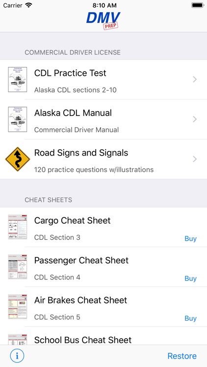 Alaska CDL Test Prep