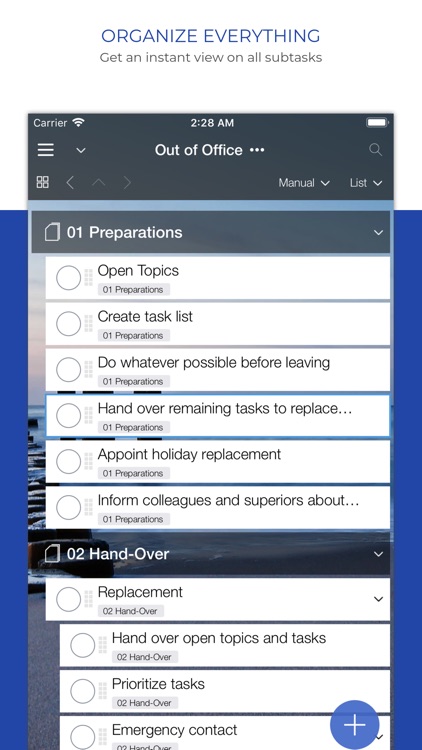 Organize:Pro Cloud Tasks
