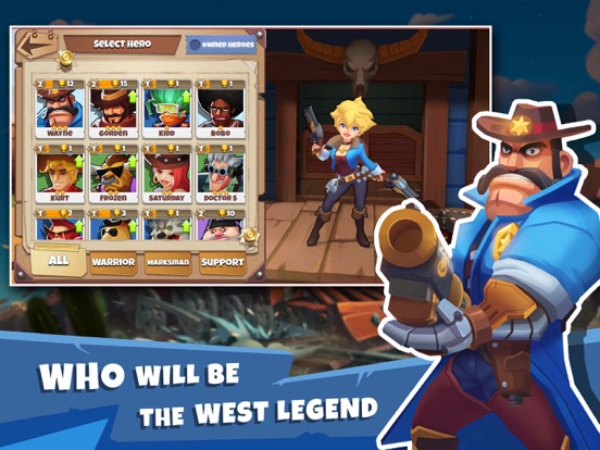 West Legends на iPad