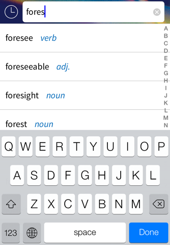 Oxford Learner's Thesaurus screenshot 4