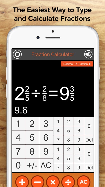 Fraction Calculator + Decimals screenshot-0