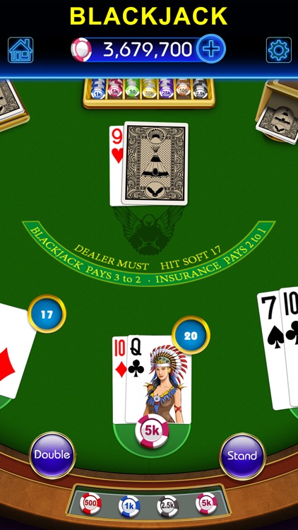 Blackjack-black jack 21 casino screenshot-4