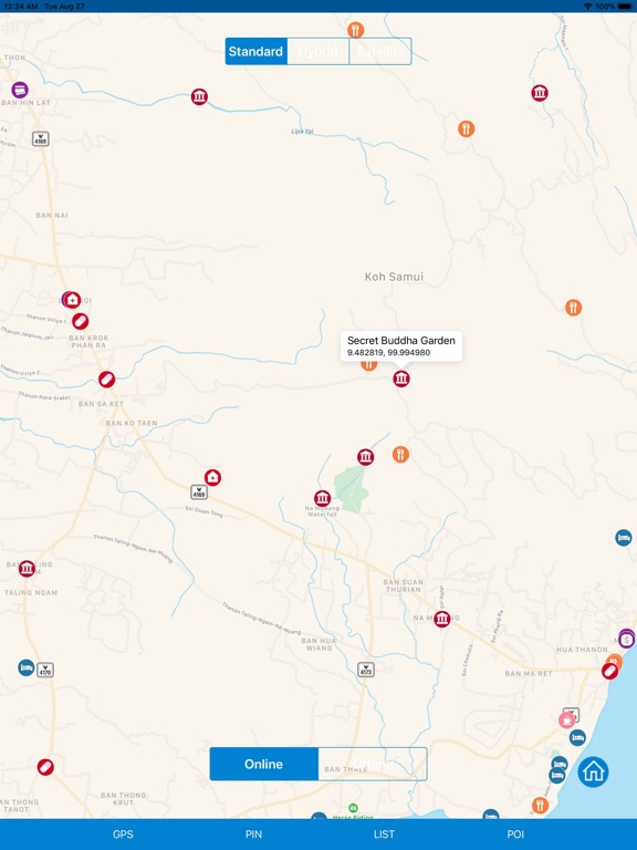 Screenshot #5 pour Ko Samui - Route Map Offline